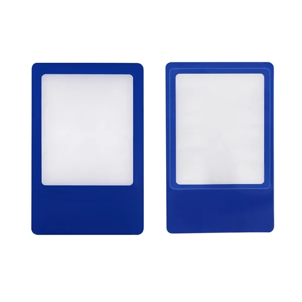 3X PVC Pocket Magnifying Sheet Bookmark