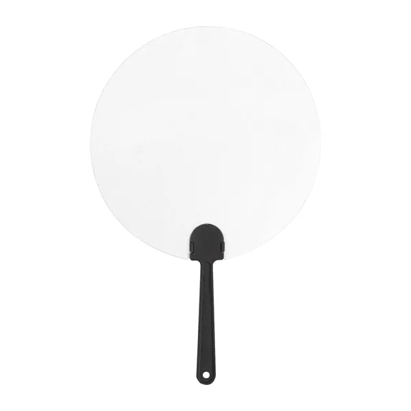 Summer Plastic Round Handheld Fan