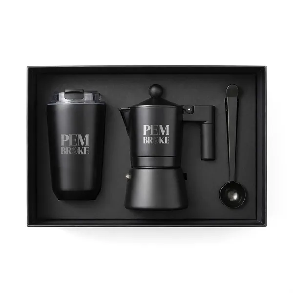 Pembroke Tumbler And Moka Pot Set