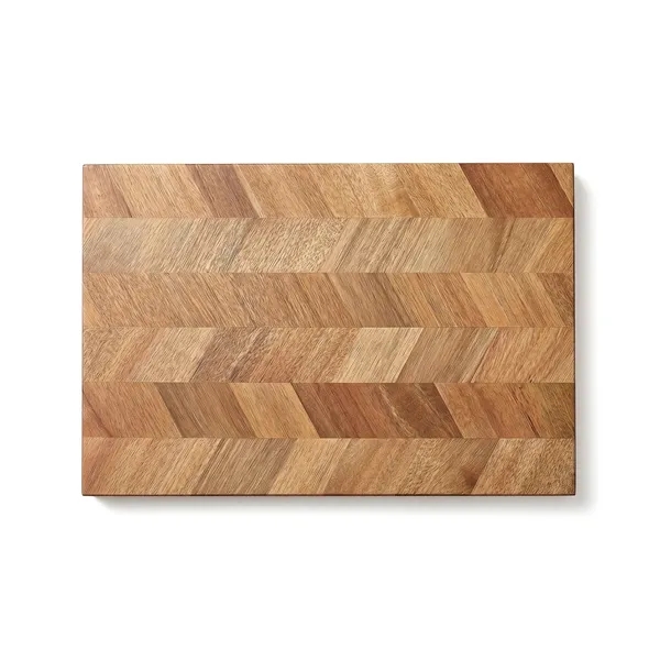 Baylor Acacia Wood Herringbone Serving Board