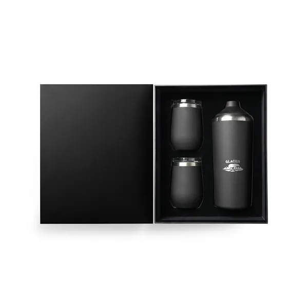 Glacier Stainless Steel Wine Chiller And Tumbler Set