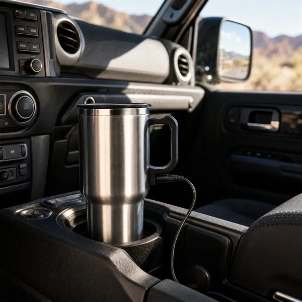 12V Travel Car Electric Kettle Heated Cup