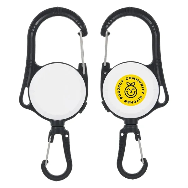 Waypoint Retractable & Lockable Dual Carabiner