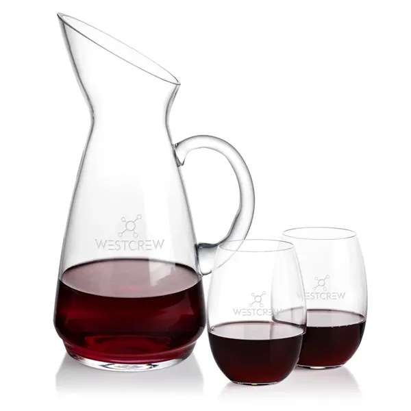 Taroni Carafe & Carlita Stemless Wine