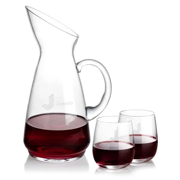 Taroni Carafe & Crestview Stemless Wine