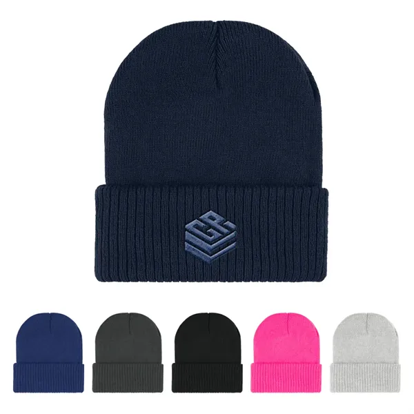 KNIT BEANIE WITH CUFF
