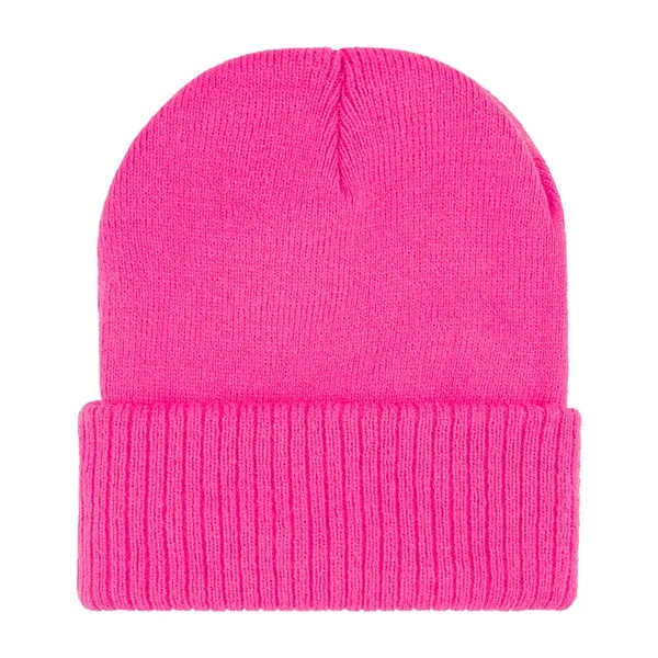 KNIT BEANIE WITH CUFF