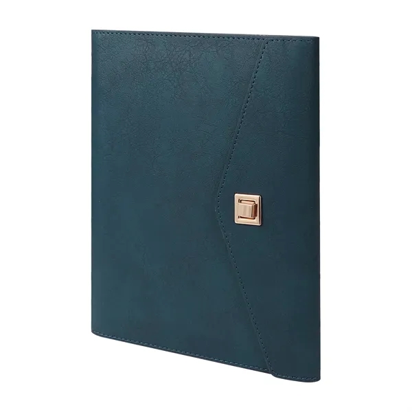 PU Leather A5 Business Binder Notebook W/ Card Slot