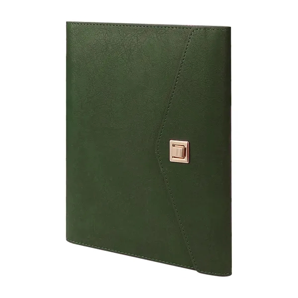PU Leather A5 Business Binder Notebook W/ Card Slot