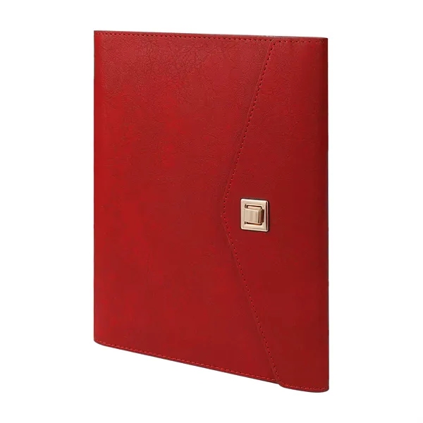 PU Leather A5 Business Binder Notebook W/ Card Slot