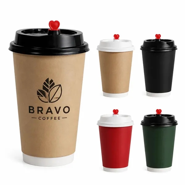 12Oz Double Wall Kraft Paper Cup