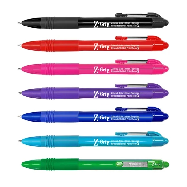 Zebra Z-Grip Recycled, Retractable Ball Point Pen with 1.0mm