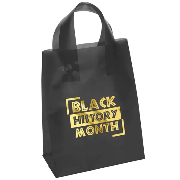 Apollo Frosted Brite Shopper - Foil Print