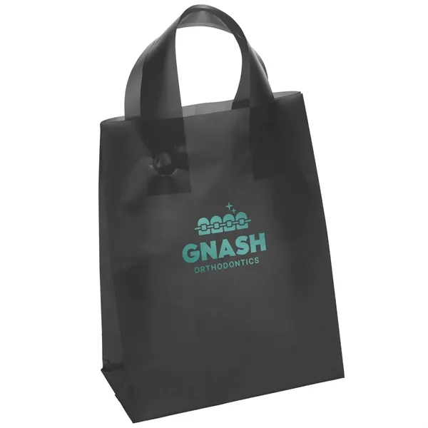 Custom Apollo Frosted Brite Shopper - Flexo Ink Print