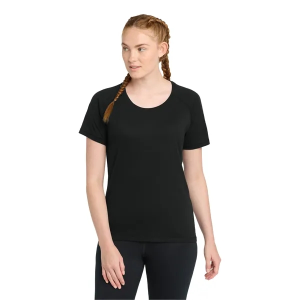 Custom Sport-Tek Women's PosiCharge Tri-Blend Wicking Scoop Neck...