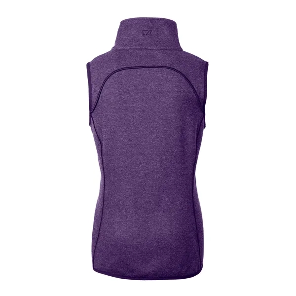 Cutter & Buck Mainsail Sweater-Knit Womens Full Zip Asymm...