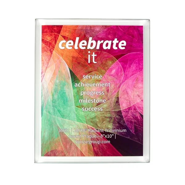 JAFFA® Radiant Trillinnium Award Plaque-8"x10"