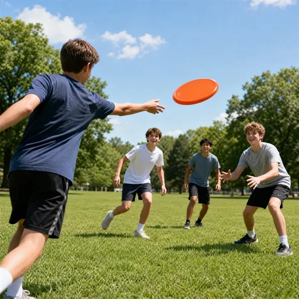 9" Custom Plastic Sports Flying Disc Toy