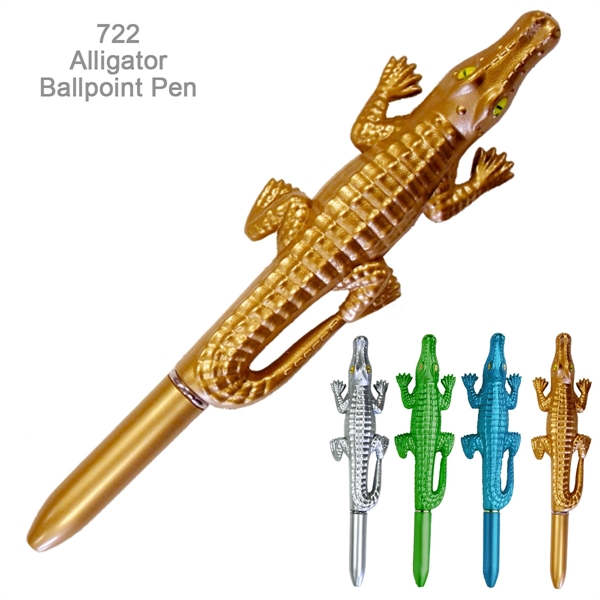 Popular Alligator Crocodile Shape Ballpoint Custom Pens - Popular Alligator Crocodile Shape Ballpoint Custom Pens - Image 4 of 8
