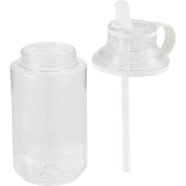 Custom Zach Recycled RPET Sports Bottle w/ Straw 22oz