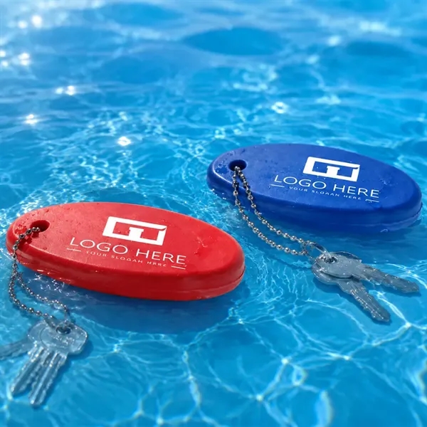 Oval Floating Keychain