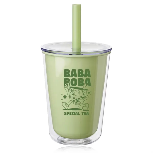 Bilbo 27 oz. Double Wall Plastic Tumbler with Straw