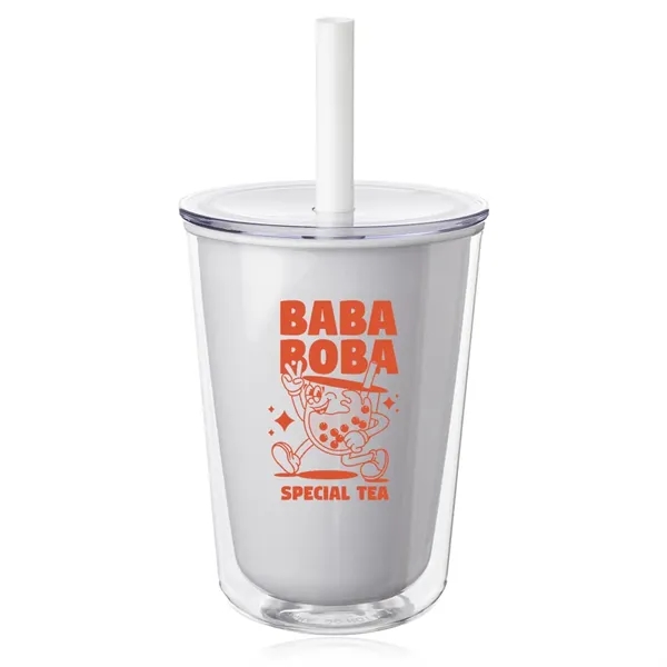 Bilbo 27 oz. Double Wall Plastic Tumbler with Straw