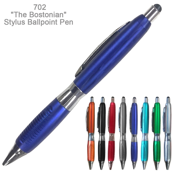 The Elegant & Stylish Bostonian Ballpoint Pen With Stylus - The Elegant & Stylish Bostonian Ballpoint Pen With Stylus - Image 4 of 18