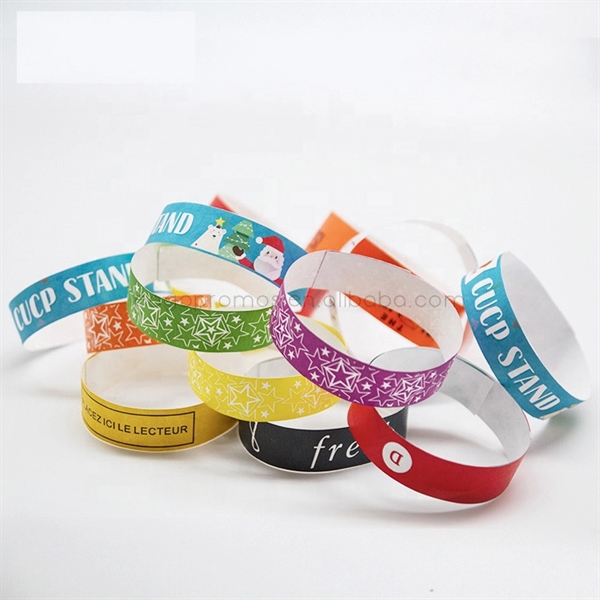 Tyvek Tearproof Paper Wristband for Events - Tyvek Tearproof Paper Wristband for Events - Image 0 of 2