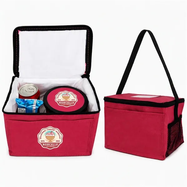 30% OFF - Rose Pink 6 Can Cooler Bag