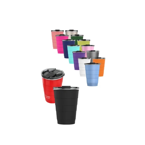 Pirani® 16oz Insulated Stackable Tumbler 2.0