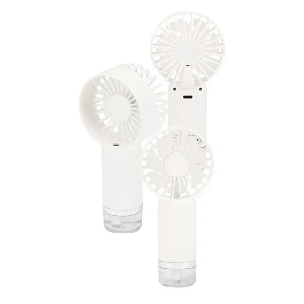 Custom Rechargeable Handheld Fan W/Mist