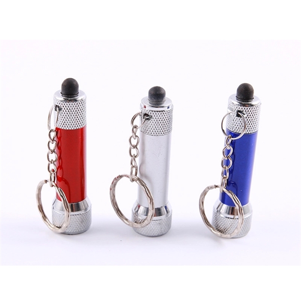 Metal LED Flashlight Keychain - Metal LED Flashlight Keychain - Image 2 of 2