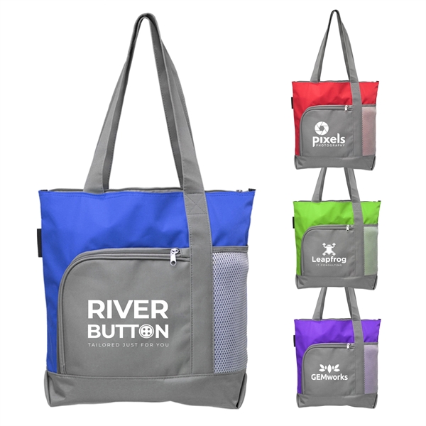 Palomar - 600D Polyester Canvas Zipper Tote - Palomar - 600D Polyester Canvas Zipper Tote - Image 0 of 4