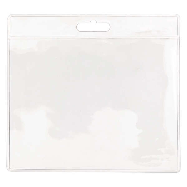 Blank Clear ID/Badge Holder 4.25Wx3.875H - Blank Clear ID/Badge Holder 4.25Wx3.875H - Image 1 of 1