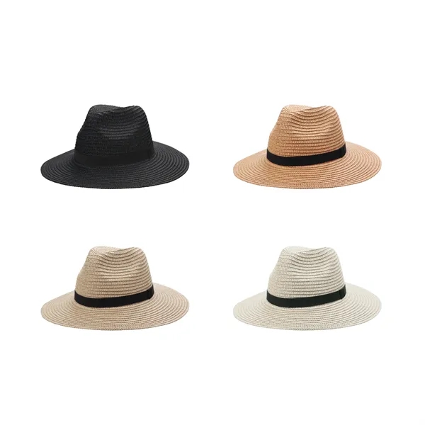 Unisex Wide Brim Summer Beach Straw Panama Hats