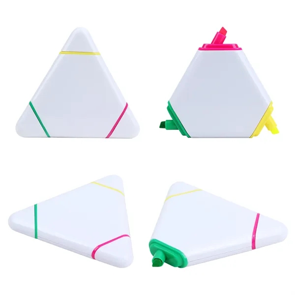 3 Color Triangular Highlighter Pen