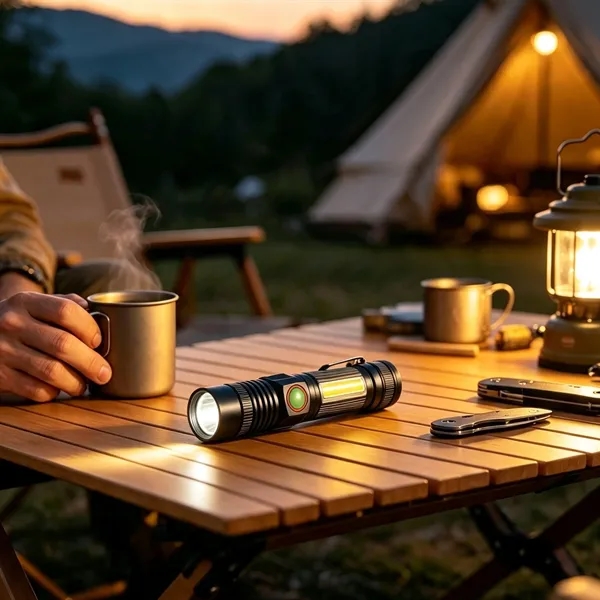 Multi Use Magnetic LED Rechargeable Tactical Flashlight