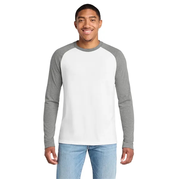 Allmade Unisex Tri-Blend Long Sleeve Colorblock Raglan