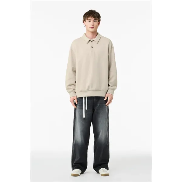 BELLA+CANVAS Unisex 10-Ounce Polo Sweatshirt
