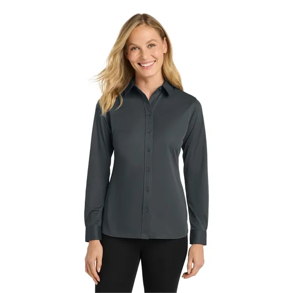 Port Authority Women's Dimension Knit Dress Shirt.