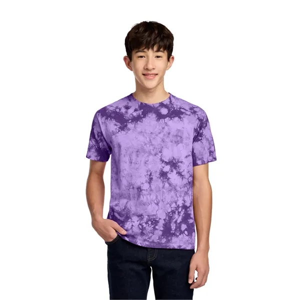 Port & Co Youth Crystal Tie-Dye Tee