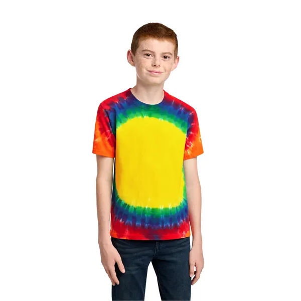 Port & Co Youth Window Tie-Dye Tee.