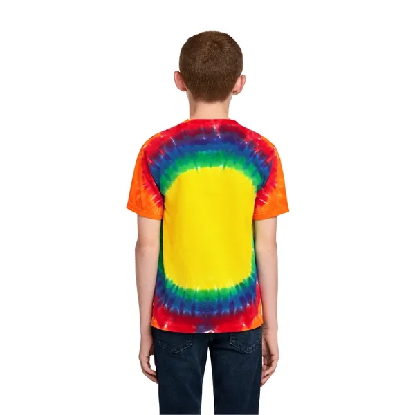 Port & Co Youth Window Tie-Dye Tee.