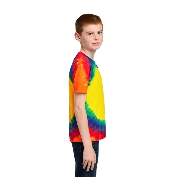 Port & Co Youth Window Tie-Dye Tee.