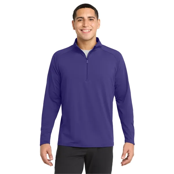 Sport-Tek Sport-Wick Stretch 1/4-Zip Pullover.
