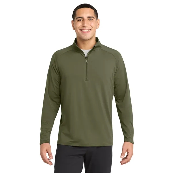 Sport-Tek Sport-Wick Stretch 1/4-Zip Pullover.