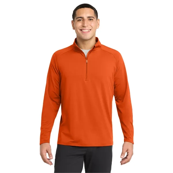 Sport-Tek Sport-Wick Stretch 1/4-Zip Pullover.