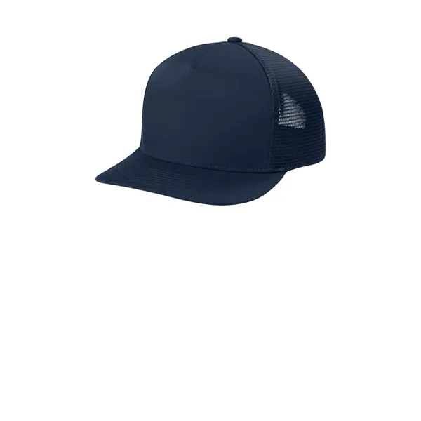 Sport-Tek Stretch-Tek 5-Panel Trucker Cap