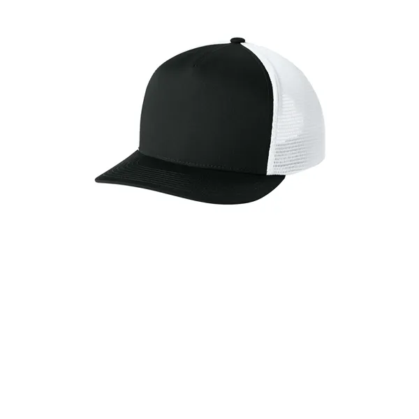 Sport-Tek Stretch-Tek 5-Panel Trucker Cap